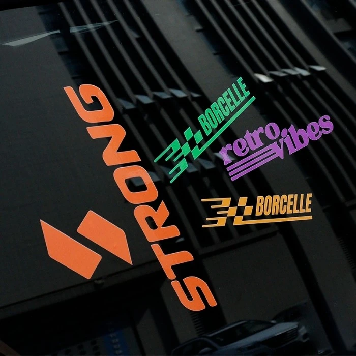 Custom logo transfer stickers for business promotion use